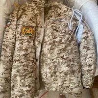 کاپشن نظامی سربازی با کوله