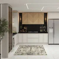 طراحی و اجرای کابینت چراغی