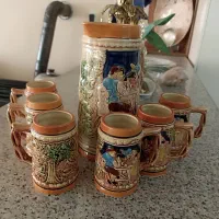 پارچ و لیوان عتیقه