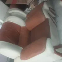 مبل چرمی دسته دوم|مبلمان خانگی و میز عسلی|آق قلا, |دیوار