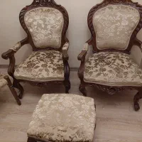سرویس مبل قدیمی ۷ نفره با ست نهار خوری کامل ۶ نفره|مبلمان خانگی و میز عسلی|تهران, زرگنده|دیوار