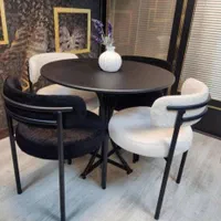 میز و صندلی فلز چوب فلز کافه رستوران باغ