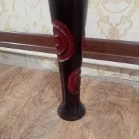گلدان چوبی کار دست