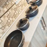 یکدست قابلمه تفلون درحدنو