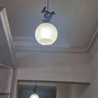 دوعدد لوسترطرح چوب رنگ شامپاینی*دوتاباهم ۸۵۰ تومن*|لوستر و چراغ آویز|رشت, یخسازی|دیوار