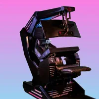 صندلی گیمینگ و کامپیوتر  زیروگراویتی