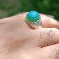 انگشتر عقیق سبز|جواهرات|کوهدشت, |دیوار