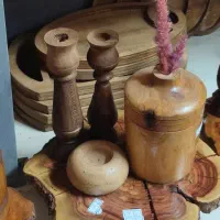 ست چوبی رومیزی|صنایع دستی و سایر لوازم تزئینی|اصفهان, رزمندگان|دیوار