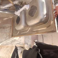 سینک دوقلو|مصالح و تجهیزات ساختمان|قم, میرزائیه|دیوار