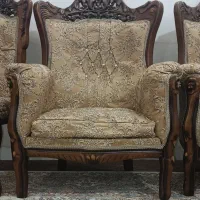 مبل سلطنتی|مبلمان خانگی و میز عسلی|قم, فرهنگیان و شهربانی|دیوار