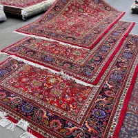 فرش دستباف(بساک)۳تخته ننج۶و یک تخته۹وکناره راهرویی