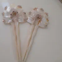 گوشواره هندی بسیار زیبا و گیره موی چینی