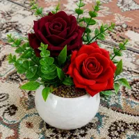 گلدان گل و گیاه مصنوعی ۰۲