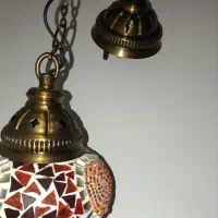 لوستر آویز آیینه کاری ترک