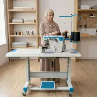 دستگاه چرخ خیاطی جک ۵ نخ سردوز مدل e4-5-03