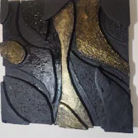 تابلو نقاشی  مینیمال خط پتینه مخمل هدیه کادو|تابلو، نقاشی، عکس|تهران, علی‌آباد|دیوار