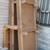 ۲ عدد تخت چوبی تک نفره