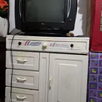 گازسه شعله وتلویزیون ال جی  ۲۱  اینچ