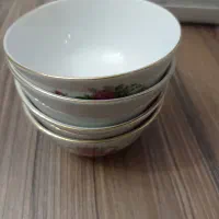 ظروف چینی گل سرخ