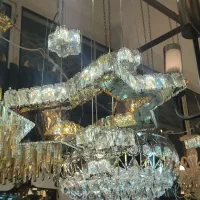 لوستر های ال ای دی جدید سه حالته زیر قیمت|لوستر و چراغ آویز|اهر, |دیوار