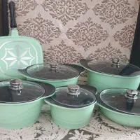 سرویس قابلمه ی چدن  کاملا نو
