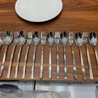 سرویس قاشق چنگال|ظروف سرو و پذیرایی|رشت, بازار|دیوار