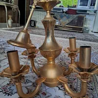 آباژور سقفی عتیقه لوستر|لوستر و چراغ آویز|اصفهان, خانه اصفهان|دیوار