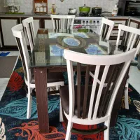 میز نهارخوری|میز و صندلی غذاخوری|نورآباد, |دیوار