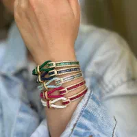 دستبند شایلی طرح طلا