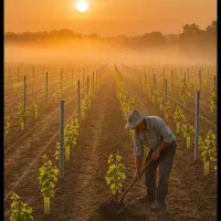 نهال انگور ترکمن ۴ ( گلدانی )