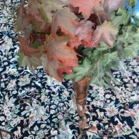 گل مصنوعی با گلدون مسی