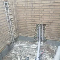 تخریب و لوله کشی