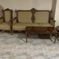 مبل و جلو مبلی ۸ نفره کلاسیک آنتیک