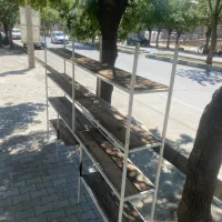 قفسه آهنی ۳ متر طول ارتفاع ۲ متر