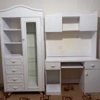 کمد و میزتحریر با کتابخانه