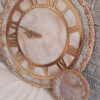 ساعت و تابلو رزینی|ساعت دیواری و تزئینی|مشهد, شهرک مهرگان|دیوار