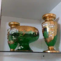 دوعدد گلدان و پرتقال خوری|ظروف سرو و پذیرایی|قزوین, |دیوار