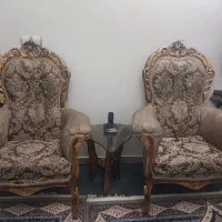 مبل ۷ نفره با میز جلوی مبل و دوتا عسلی وآینه|مبلمان خانگی و میز عسلی|تهران, هفده شهریور|دیوار