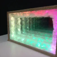 آینه بی نهایت RGB ریموت دار