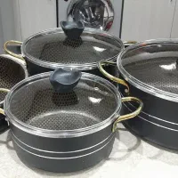 سرویس قابلمه تفلون ۷ پارچه