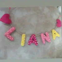 ریسه اسم کودک نمدی زیبا و شیک|اسباب و اثاث بچه|اهواز, کوی شاهد|دیوار