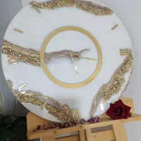 ساعت دیواری(صنایع دستی،محصولات رزینی)|ساعت دیواری و تزئینی|پیرانشهر, |دیوار