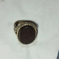 انگشتر حدید رکاب نقره دست ساز، حک هفت جلاله دوطرف|کلکسیون اشیاء عتیقه|یاسوج, |دیوار