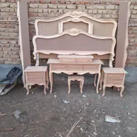 کلاف خام انواع سرویس خواب چوبی|تخت و سرویس خواب|قم, نوقطار|دیوار