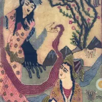 تابلو دست باف.