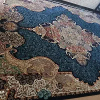 یک تخته فرش ۹ متری سورمه ای