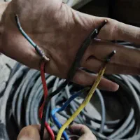 فن )پمپ آب )کولر آبی کابل برق ۳ فاز زیر قیمت بازار|کولر آبی|امیدیه, |دیوار
