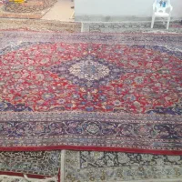 قالی دوازده متری دست بافت پا خورده