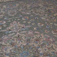 رو فرشی 9متری طوسی رنگ