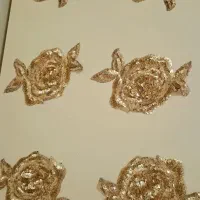 رومیزی های فانتزی تمام پولک طلایی|صنایع دستی و سایر لوازم تزئینی|تهران, دهقان|دیوار